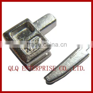 Metal Zinc Pin Badge Box for Open End Nylon Zippers thumbnail-1