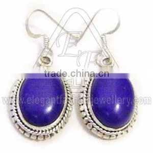 Silver Earrings,Earrings,Beaded Earrings,Gemstones Earrings thumbnail-1