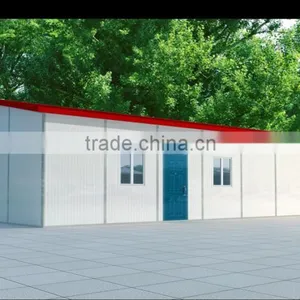 Sandwich Panel Prefabricated House,prefab House With Low Cost for Living/warehouse thumbnail-1