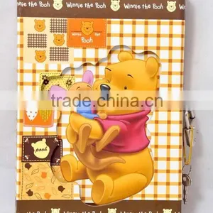 Lock Diary/secret Diary/girl Diary Unique High Quality Spiral Notebook thumbnail-1