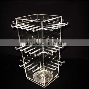 Porcelain White Acrylic Jewelry Display Stand,lucite Necklace Display Racks,perspex Countertop Display Stand thumbnail-5