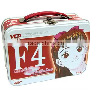 Tin Lunch Box,handle Tin, Tin Box With Printing thumbnail-1