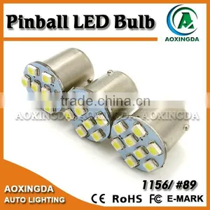 12V 13V 3528 8 SMD Bayonet Base #89 Pinball Led Bulb thumbnail-2