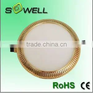 12W Plastic+aluminum Material IP44 CE/RoHS/SASO Electroplating LED Panel Lights thumbnail-1