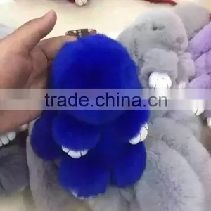 Real Rex Rabbit Fur Stuffed Rabbit Fur Toy thumbnail-1