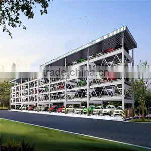 Motorcycle Parking System Hydraulic Garage Car Lift Park Equipment Building thumbnail-1