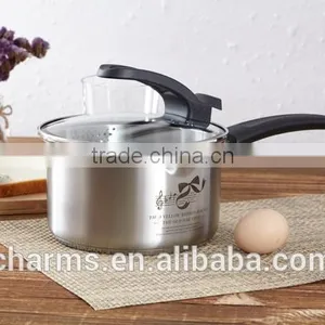 Charms Induction Cookware Stainless Steel Sauce Pan With Standing Lid thumbnail-3