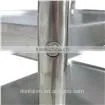 Brand New Utility Trolley 3 Shelf Stainless Steel Kitchen Restaurant Dining Cart thumbnail-4