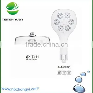 3 Function Shower Set in Shower Room Square Shower Head Sets Bath Shower Head Set thumbnail-1