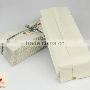 Customized Printed Natural Kraft Paper Stand up Pouch / Tea Packaging Bags thumbnail-4