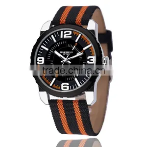 Charming EYKI Brand Men's Fabric Stripe Watch Water Resistant Male Quartz Watch thumbnail-3