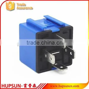 Blue Color Non Water-proof Automotive Alarm Relay 12V 24V 40A Relay thumbnail-2