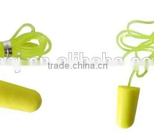 CE Approved Foam Noise Cancelling Ear Plugs Foam Sleeping Bullet Shaped Safety Ear Plugs (SNR:36db)disposable Ear Plugs for Sale thumbnail-1