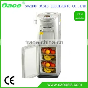 Compressor Cooling Three Faucets Water Dispenser With Refrigerator thumbnail-1