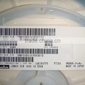 0402 0.6pF 50V C0G MuRata GJM1555C1HR60WB01D MLCC Capacitor thumbnail-1