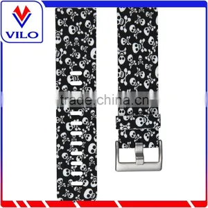 Customized Pattern Silicone Replacement Watch Band Wrist Strap For Fitbit Blaze Smart Watch thumbnail-3