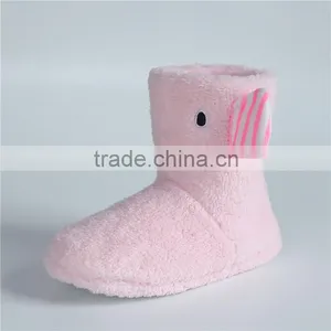 Ladies Cute Elephant Indoor Boots thumbnail-1