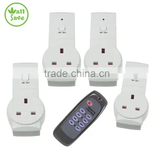 4+1 Wireless UK Plug Remote Control Socekt Switch thumbnail-1