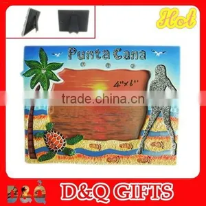 Dominican Republic Resin Photo Frames With Sexy Lady Carved in Intaglio thumbnail-1