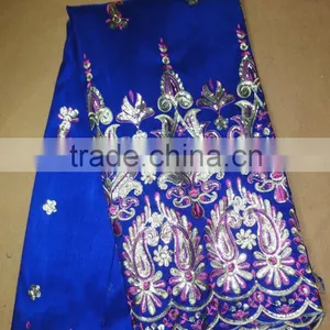 Hot Sale Girl Flower Lace George Fabric Indian Fashion George Fabric African George Fabric for Garments thumbnail-3