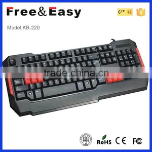 Waterproof Led Optical Wired Gaming Keyboard Supplier's Choice thumbnail-2