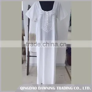 China Suppliers Class A Cotton Night Dress Nightgown Robe Sets thumbnail-1