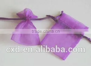 Drawstring Sealing&Handle and Hot Stamping Surface Handling Customized Personalized Organza Bag Wholesale thumbnail-2