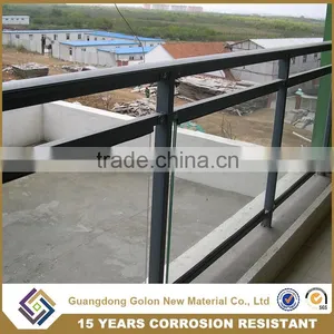 Top Grade Interior/exterior Stair Frameless Balcony Glass Railing for Building Fence Quality Choice thumbnail-1