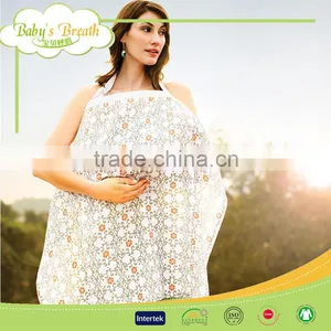 MSR-02 Eco-friendly Super Soft Breathable Lovely Muslin Nursing Cover thumbnail-5