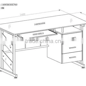 Bookcase With Computer Desk thumbnail-2