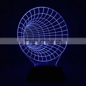 Loudspeaker/horn/trumpet Shape 3d Optical Illusions Acrylic Led Night Lamp USB Battery Operated Christmas Decoration Nightlight thumbnail-3