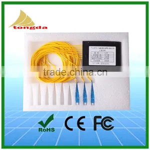 ABS BOX Optical Splitter 1X8,1x4 1x2 PLC Splitter With SC APC 3.0mm thumbnail-1