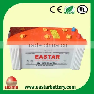 Auto Batteries 12v 180ah Dry Charged Car Battery With DIN / JIS Standard thumbnail-2