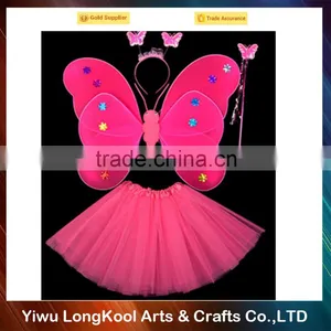 Factory Direct Sale Girls Party Wings Colorful Butterfly Wings Costume thumbnail-5
