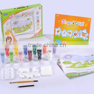 Funny Item 4 Color Friendly Material Child Toy Finger Painting Set Toy thumbnail-2