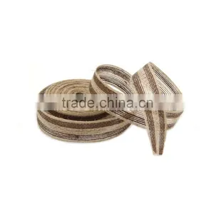 2.5cm*10m Natural Colourful Jute Ribbon thumbnail-1