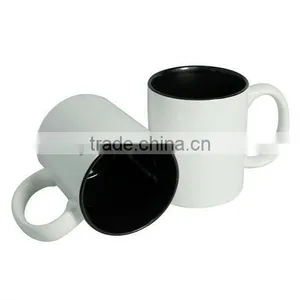 11OZ White Blank Ceramic Mug With Inner Color for Holiday Gift thumbnail-5