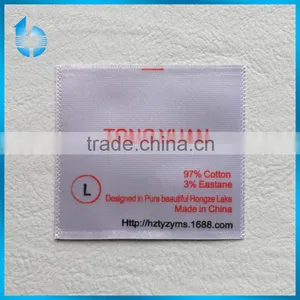 Printed Brand Trademark Wash Care Label Tag for Wool Quilt Blanket thumbnail-1