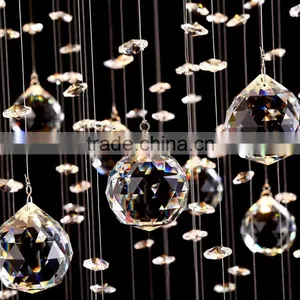 Modern Contemporary Spiral Crystal Chandelier 97009 thumbnail-5