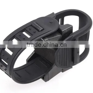 Universal Adjustable Plastic Flashlight Mount for Bicycle Wholesale thumbnail-2