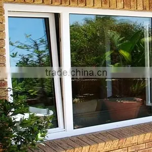 2016 Hot Selling Design Upvc Window Manufacturers Producing Tilt and Turn Widnow Villa Upvc Top Hung Casement Window thumbnail-1