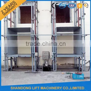Heavy Duty 5m China Supplier Vertical Hydraulic Guide Rail Lift thumbnail-6