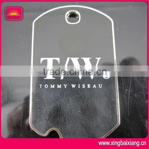 Metal Black Stainless Steel Dog Tag Necklace thumbnail-1