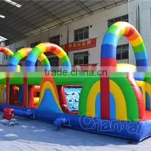 15 Years Factory Direct Sales Inflatable Obstacle Courses Inflatble Tunnel Obstacle Adults thumbnail-1