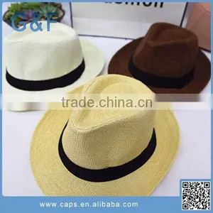 High Quality Custom Paper Panama Straw Hat For Sale thumbnail-1