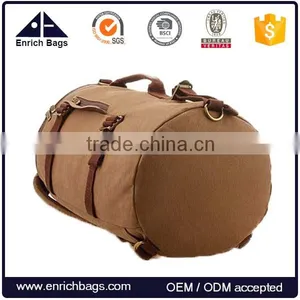 Multifunctional Round Sports Duffle Gym Bags Backpack thumbnail-2