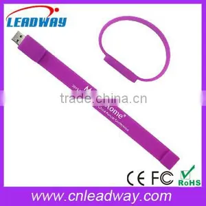 Bulk Purchasing Website Silicone Wristband USB Flash Drive With Printable Promotional Products thumbnail-1