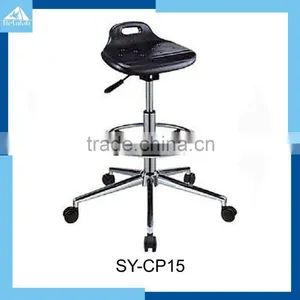 School Metal Adjustable Height Stainless Steel Lab Stool Chair thumbnail-2
