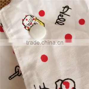 Wholesale Cotton Plush Triangle Baby Bib / Plush 100% Cotton Triangle Baby Bibs thumbnail-5