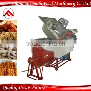 Stainless Steel Oil-water Mixture Automatic Small Continuous Fryer thumbnail-1